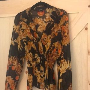 Chanel silk chiffon blouse